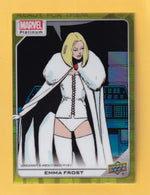 2024 Upper Deck Marvel Platinum Yellow Rainbow #117 Emma Frost NM-MT+  Image 1