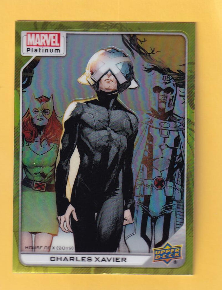 2024 Upper Deck Marvel Platinum Yellow Rainbow #163 Charles Xavier NM-MT+  Image 1