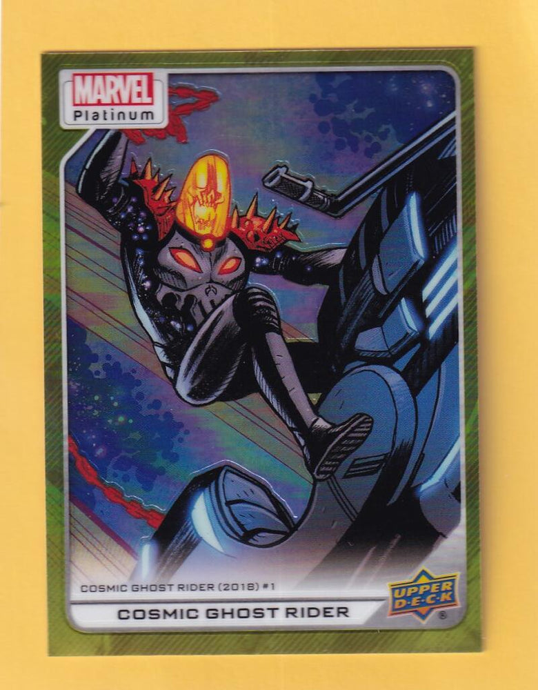 2024 Upper Deck Marvel Platinum Yellow Rainbow #126 Cosmic Ghost Rider NM-MT+  Image 1