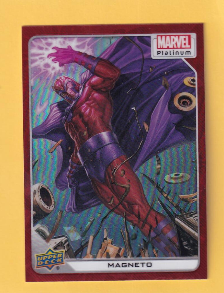 2024 Upper Deck Marvel Platinum Red Rainbow #63 Magneto NM-MT+  Image 1