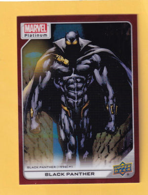 2024 Upper Deck Marvel Platinum Red Rainbow #146 Black Panther NM-MT+  Image 1