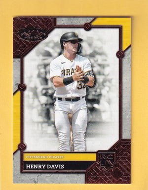 2024 Topps Tier One #91 Henry Davis NM-MT+ RC Rookie Pittsburgh Pirates  Image 1