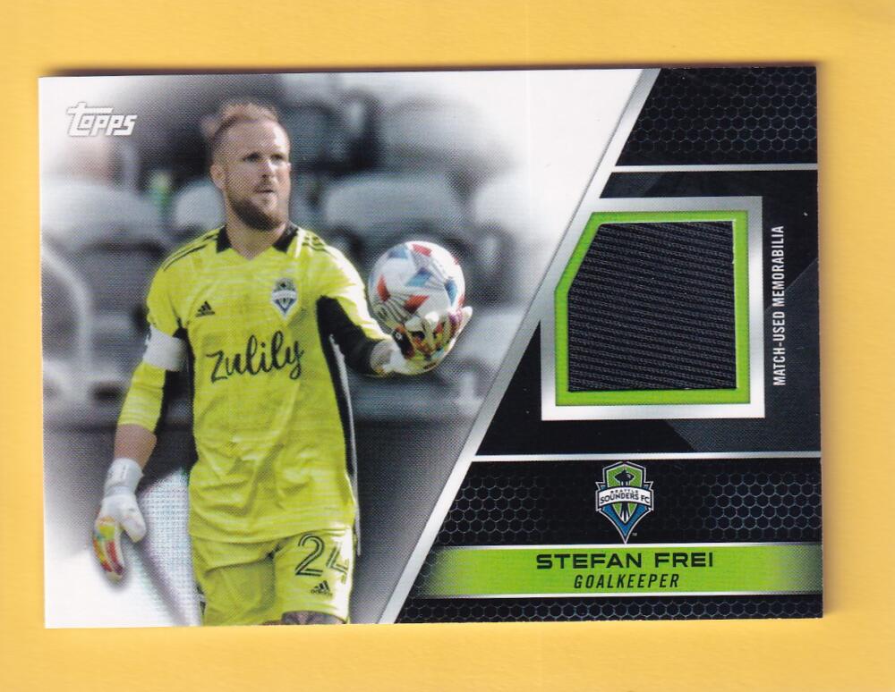 2022 Topps MLS Relics #R-SF Stefan Frei NM-MT MEM Seattle Sounders 340/1300 Image 1