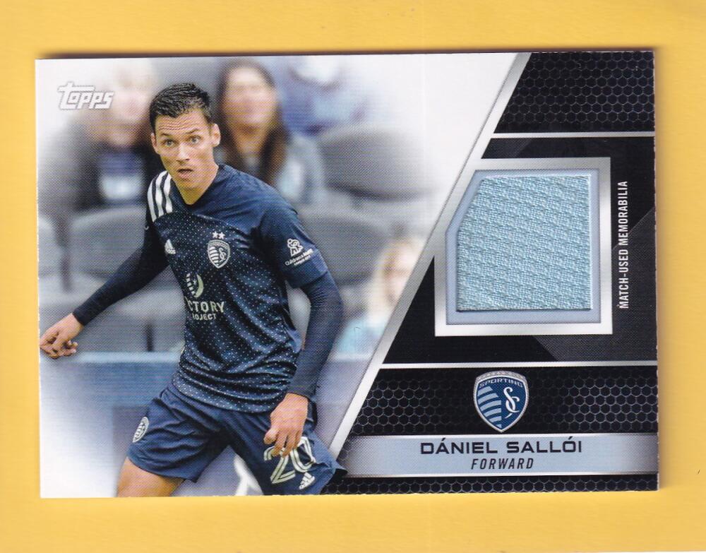 2022 Topps MLS Relics #R-DS Daniel Salloi NM-MT MEM Sporting Kansas City 244/400 Image 1