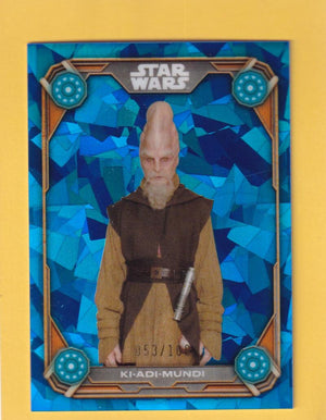 2024 Topps Chrome Sapphire Star Wars The Phantom Menace Jedi Council #JC-10 Ki-Adi-Mundi NM-MT+ 53/100  Image 1