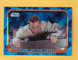 2024 Topps Chrome Sapphire Star Wars The Phantom Menace Duel Of The Fates #DF-17 Obi-Wan Kenobi Reemerges! NM-MT+  Image 1