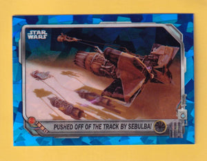 2024 Topps Chrome Sapphire Star Wars The Phantom Menace Podracing #PR-6 Pushed Off Of The Track By Sebulba NM-MT+  Image 1