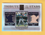 2003 Topps Tribute Contemporary Tribute to the Stars Dual Relics #TS-THU Torii Hunter NM-MT+ MEM Minnesota Twins Image 1