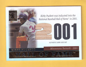 2004 Topps Tribute HOF Relics #KPB Kirby Puckett Bat NM-MT+ MEM Minnesota Twins Image 1