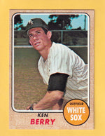 1968 Topps #485 Ken Berry NM Near Mint Chicago White Sox #30491 Image 1