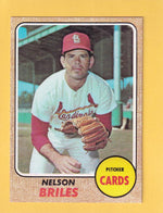 1968 Topps #540 Nelson Briles NM-MT St. Louis Cardinals #30493 Image 1