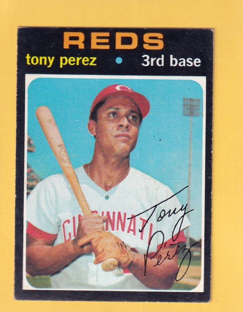 1971 Topps #580 Tony Perez VG/EX Very Good/Excellent Cincinnati Reds #30494 Image 1