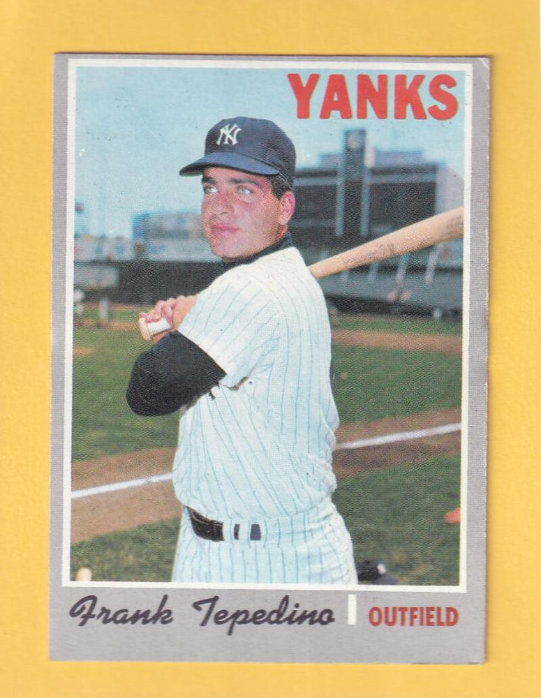 1970 Topps #689 Frank Tepedino VG/EX Very Good/Excellent RC Rookie New York Yankees #30510 Image 1