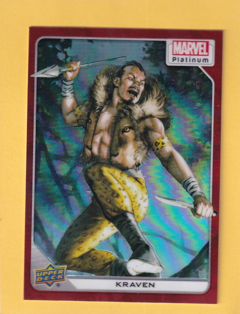 2024 Upper Deck Marvel Platinum Red Rainbow #58 Kraven NM-MT+  Image 1