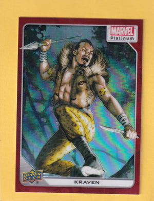 2024 Upper Deck Marvel Platinum Red Rainbow #58 Kraven NM-MT+  Image 1