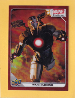 2024 Upper Deck Marvel Platinum Red Rainbow #8 War Machine NM-MT+  Image 1