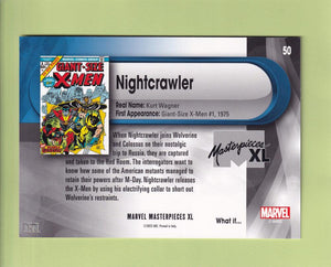 2024 Skybox Marvel Masterpieces XL What If #50 Nightcrawler NM-MT+  Image 2