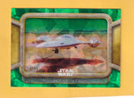 2024 Topps Chrome Sapphire Star Wars The Phantom Menace Green #28 Necessary Repairs On Tatooine NM-MT+ 14/99  Image 1