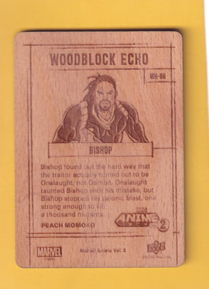 2023 Upper Deck Marvel Anime Vol. 2 Woodblock Echo #WH-88 Bishop NM-MT+ Image 2