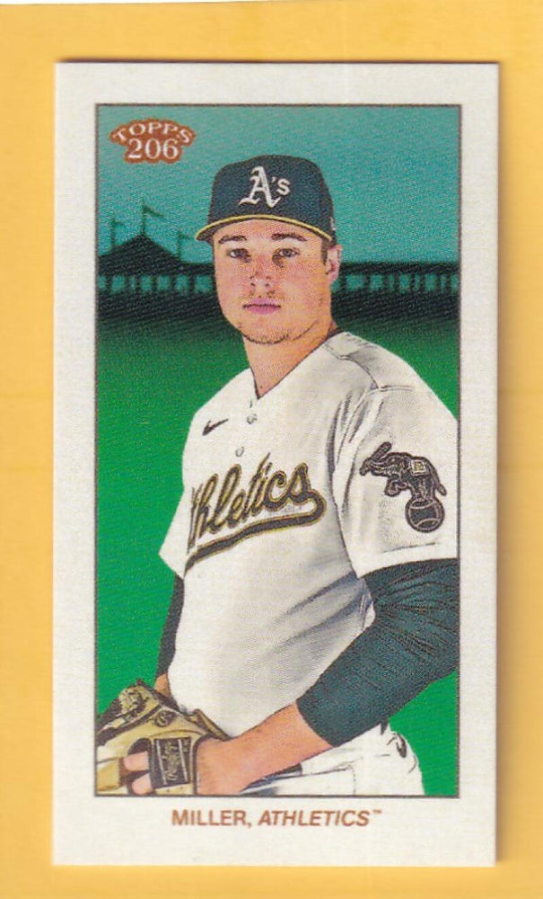 2024 Topps T206 Sweet Caporal #NNO Mason Miller NM-MT+ Oakland Athletics Image 1