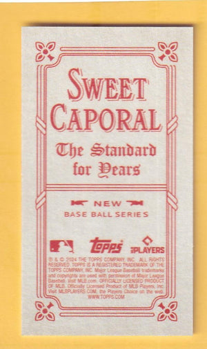 2024 Topps T206 Sweet Caporal #NNO Mason Miller NM-MT+ Oakland Athletics Image 2