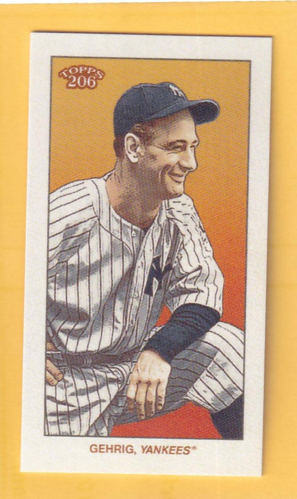 2024 Topps T206 #NNO Lou Gehrig NM-MT+ New York Yankees Image 1