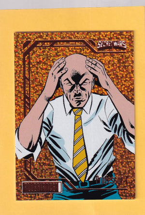 2024 Marvel Allegiance Secret Wars Orange Glitter #56 Professor X NM-MT+ 181/199  Image 1