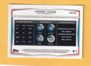 2014 Bowman Draft Chrome Top Prospects Refractor #CTP-39 Aaron Judge NM-MT+ New York Yankees Image 2