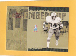 2005 Donruss Classics Membership Bronze #MS9 Earl Campbell NM-MT 657/1000 Houston Oilers Image 1