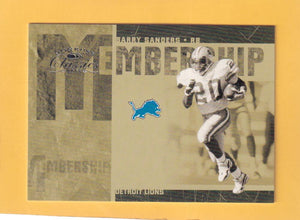 2005 Donruss Classics Membership Silver #MS-1 Barry Sanders NM-MT 252/500 Detroit Lions Image 1