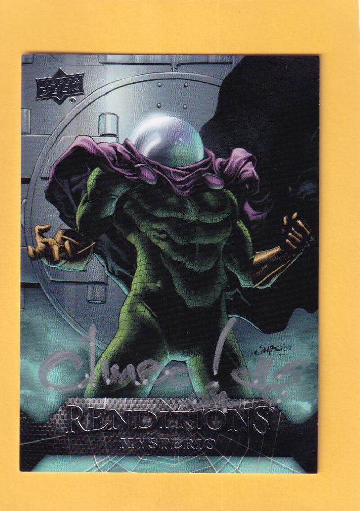 2024 Upper Deck Marvel Renditions Spider-Man Artist Autographs #8 Jimbo Salgado (Mysterio) NM-MT+ Auto 45/65  Image 1
