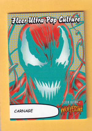 2024 Fleer Ultra Wolverine Pop Culture #PC-16 Carnage NM-MT+  Image 1