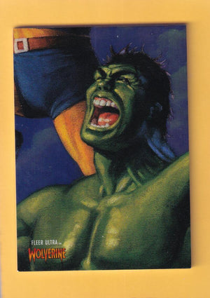 2024 Fleer Ultra Wolverine 3 X 3 Middle Row Middle #5 Incredible Hulk NM-MT+  Image 1