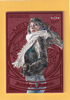 2024 Fleer Ultra Marvel Matriarchs Medallions Titian #M-7 Jessica Jones NM-MT+ 33/75  Image 1