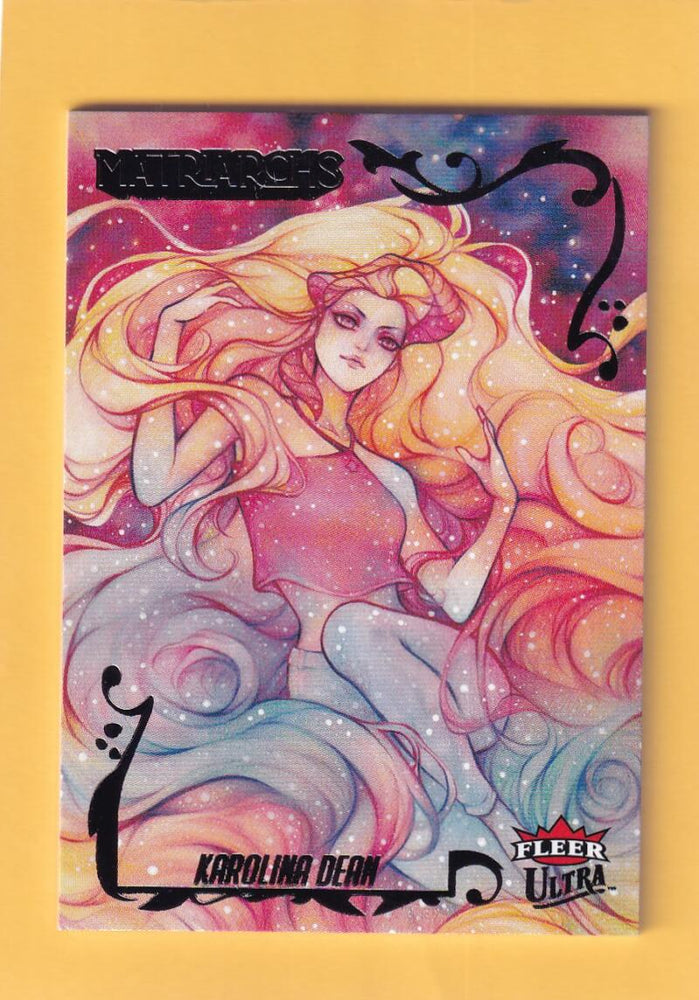 2024 Fleer Ultra Marvel Matriarchs Black Foil #21 Karolina Dean NM-MT+ 135/194  Image 1