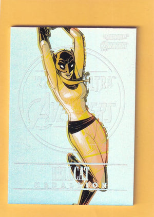 2022 Fleer Ultra Avengers Medallions Platinum #M-17 Hellcat NM-MT+ 69/100 Image 1