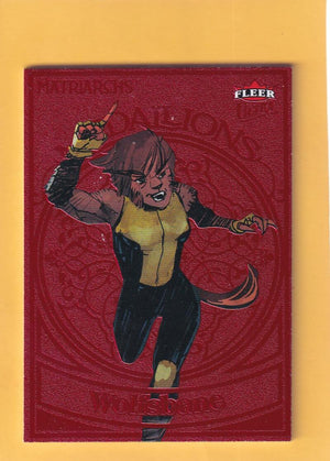 2024 Fleer Ultra Marvel Matriarchs Medallions Ruby Red #M-35 Wolfsbane NM-MT+ 46/50  Image 1