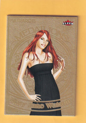 2024 Fleer Ultra Marvel Matriarchs Medallions Gold #M-49 Mary Jane Watson NM-MT+ 23/200  Image 1