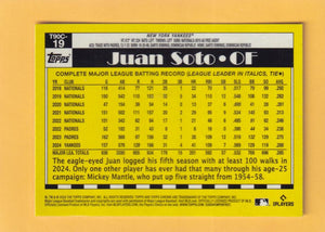 2025 Topps 1990 Topps Chrome Mojo #T90C-19 Juan Soto NM-MT+ New York Yankees Image 2