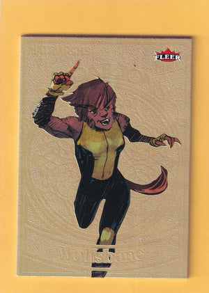 2024 Fleer Ultra Marvel Matriarchs Medallions Gold #M-35 Wolfsbane NM-MT+ 146/200  Image 1
