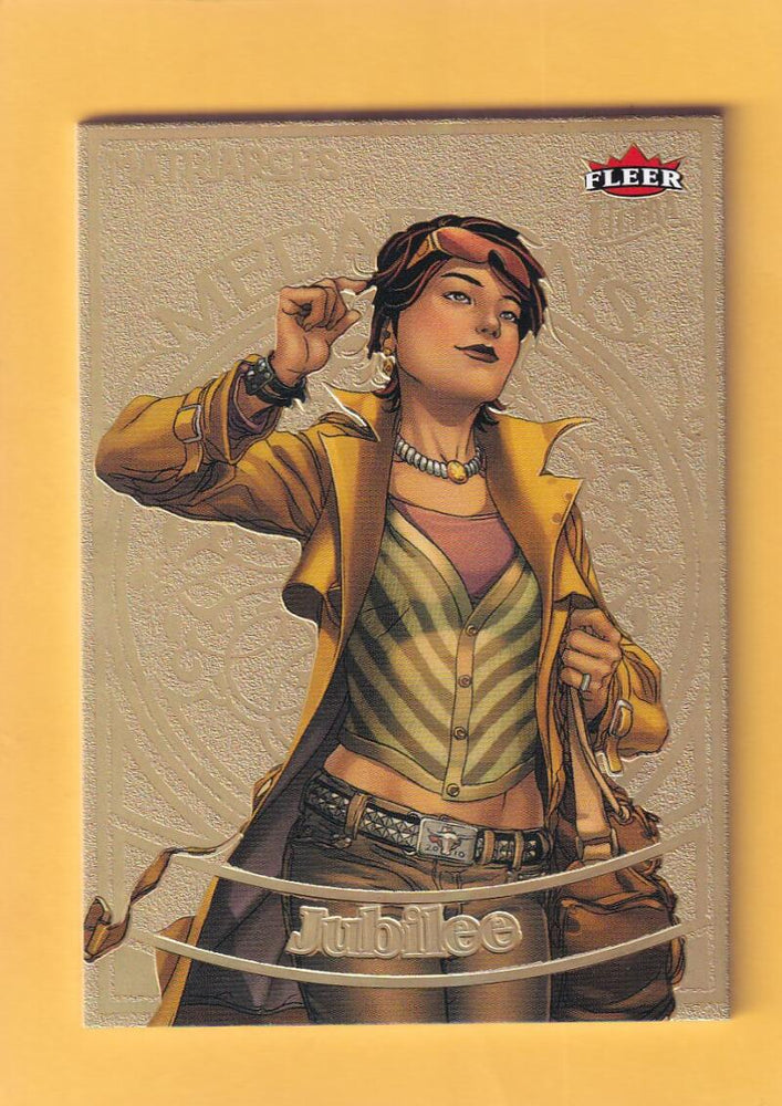 2024 Fleer Ultra Marvel Matriarchs Medallions Gold #M-21 Jubilee NM-MT+ 11/200  Image 1