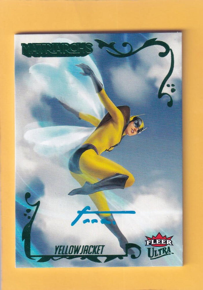 2024 Fleer Ultra Marvel Matriarchs Autographs #97 Anna Moshak (Yellowjacket) NM-MT+ Auto 12/80  Image 1