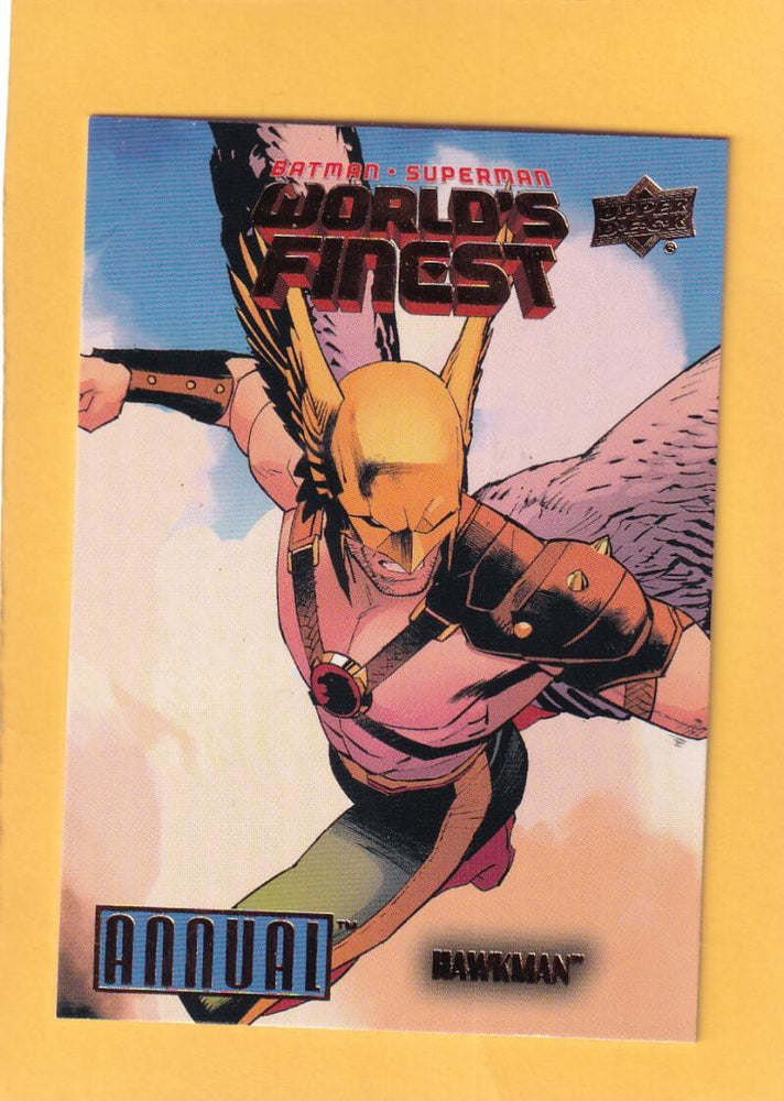 2023-24 Upper Deck DC Annual Batman and Superman World's Finest #WF-12 Hawkman NM-MT+  Image 1
