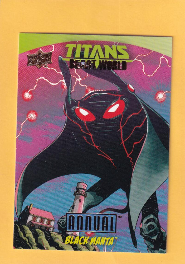 2023-24 Upper Deck DC Annual Beast World #BW-18 Black Manta NM-MT+  Image 1