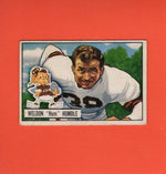 1951 Bowman #1 Weldon Humble VG+ Very Good+ RC Rookie Cleveland Browns #33427 Image 1
