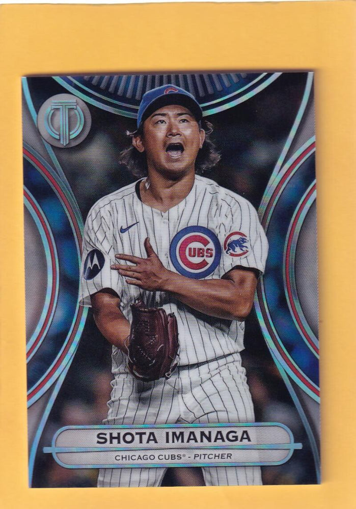 2025 Topps Tribute #58 Shota Imanaga NM-MT+ Chicago Cubs  Image 1