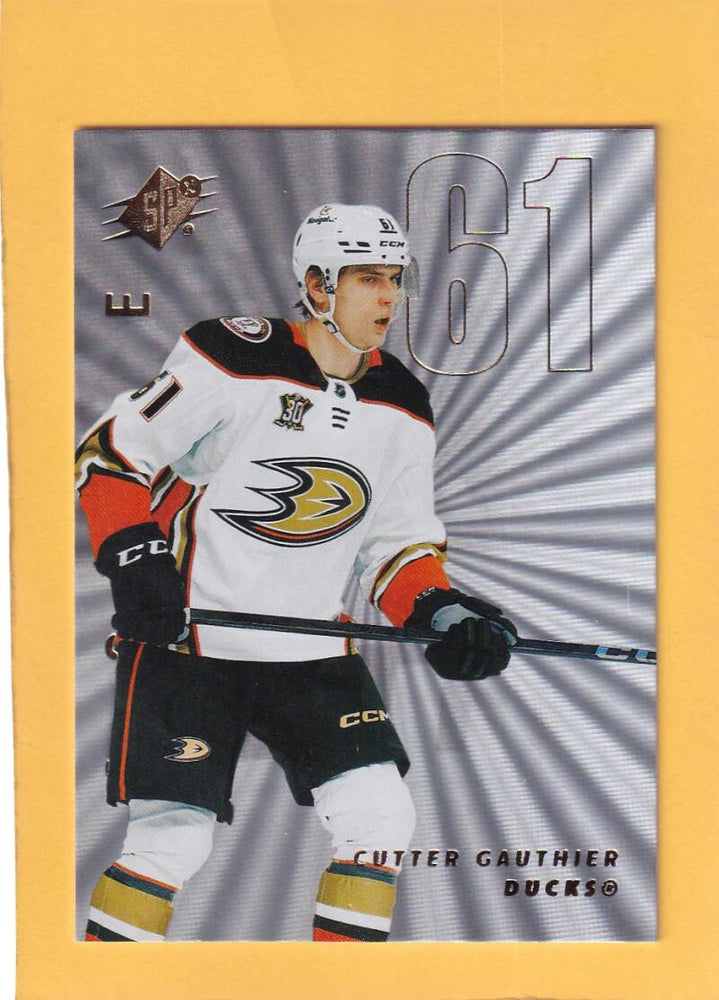 2024-25 Upper Deck SPX Silver #149 Cutter Gauthier NM-MT+ RC Rookie Anaheim Ducks  Image 1