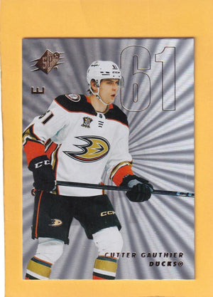 2024-25 Upper Deck SPX Silver #149 Cutter Gauthier NM-MT+ RC Rookie Anaheim Ducks  Image 1