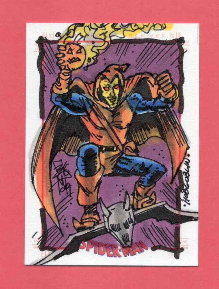 2009 Spider-Man Archives Sketch # Hobgoblin EX/NM 1/1  Image 1
