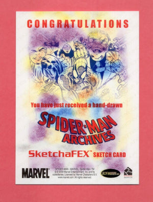 2009 Spider-Man Archives Sketch # Hobgoblin EX/NM 1/1  Image 2